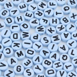 100/200/300/500pc Mixed English Round Square Letter Beads Heart Alphabet Beads Acrylic Beads for Jewelry Making DIY Accessories