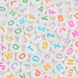 100/200/300/500pc Mixed English Round Square Letter Beads Heart Alphabet Beads Acrylic Beads for Jewelry Making DIY Accessories