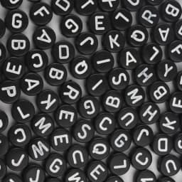 100/200/300/500pc Mixed English Round Square Letter Beads Heart Alphabet Beads Acrylic Beads for Jewelry Making DIY Accessories