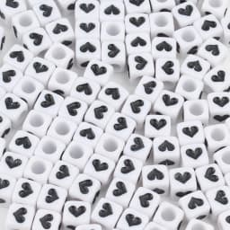 100/200/300/500pc Mixed English Round Square Letter Beads Heart Alphabet Beads Acrylic Beads for Jewelry Making DIY Accessories