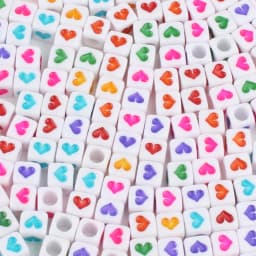 100/200/300/500pc Mixed English Round Square Letter Beads Heart Alphabet Beads Acrylic Beads for Jewelry Making DIY Accessories