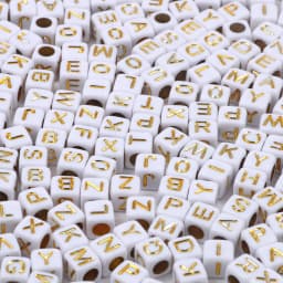 100/200/300/500pc Mixed English Round Square Letter Beads Heart Alphabet Beads Acrylic Beads for Jewelry Making DIY Accessories