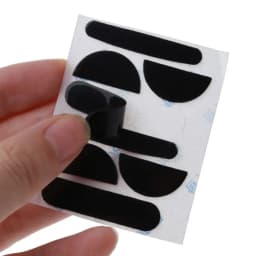 2 Sets 0.6mm Black Mouse Feet Mouse Skates Mouse Stickers Pad for Logitech MX Master 3 Mouse
