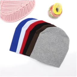6M-3Y Baby Knitted Hat Scarf Set Solid Color Cotton Hip Hop Beanie Warm Toddler Cap for Boys Girls Spring Autumn Winter