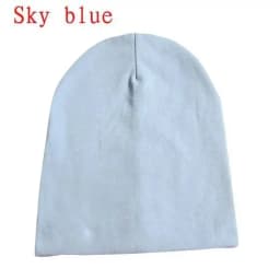 6M-3Y Baby Knitted Hat Scarf Set Solid Color Cotton Hip Hop Beanie Warm Toddler Cap for Boys Girls Spring Autumn Winter