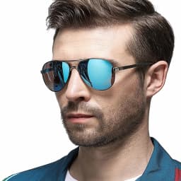 AOWEAR Brand Designer Polarized Sunglasses Men Aviation Coating Mirror Sun Glasses for Man Women Oculos Gafas Lentes De Sol