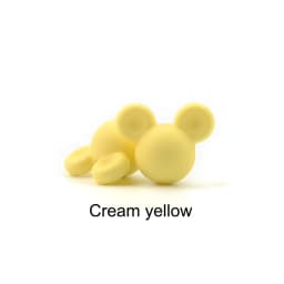 LOFCA Silicone Beads Mouse Beads 20pcs/lot Food Grade Silicone Beads Colorful Chew Necklace Bracelet Bangle Jewelry Making