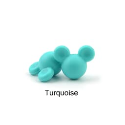 LOFCA Silicone Beads Mouse Beads 20pcs/lot Food Grade Silicone Beads Colorful Chew Necklace Bracelet Bangle Jewelry Making