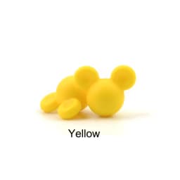 LOFCA Silicone Beads Mouse Beads 20pcs/lot Food Grade Silicone Beads Colorful Chew Necklace Bracelet Bangle Jewelry Making