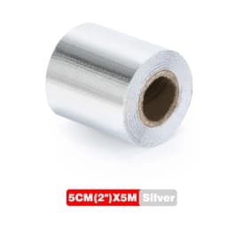A Gold 2'' Thermal Exhaust Tape Air Intake Heat Insulation Shield Wrap Reflective Heat Barrier Self Adhesive Engine 2 Inch 5/10M