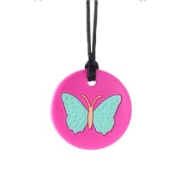 Chewy Necklace Autism ADHD Biting Sensory Child Baby Teething Tubes Chew Toy Children Silicone Teether
