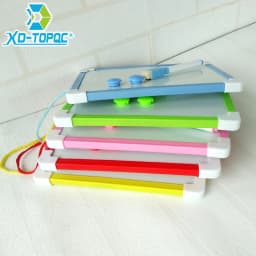 1 pc Kids Whiteboard Dry Wipe Board 5 Colors Frame Mini Drawing Magnetic White board Small Hanging Erase Boards With Pen