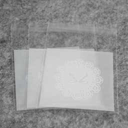 100pcs Cookie Candy Bag Cute Cartoon Self-adhesive Plastic Packing Bag For Biscuit Gift Food Packing, Baking Package