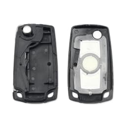 KEYYOU 3 Buttons Remote Flip Key Shell Fob Modified Case For BMW E36 E38 E39 E46 E53 E60 E61 E63 E64 1/3/5/7 Series X3 X5 Z3 Z4