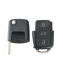 KEYYOU Remote Car Key Shell Flip Folding Car Key for VW for Volkswagen Golf 4 5 Passat B5 B6 Polo Touran For Seat Skoda Car Key