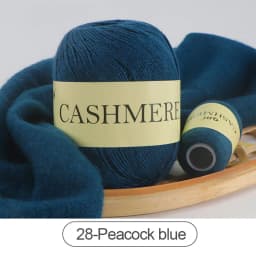 QJH 50+20g Cashmere Yarn Knitting Hand-knitted High-grade Worsted Woolen Wool for Cardigan Hat Sweater Mongolian Cashmere Thread