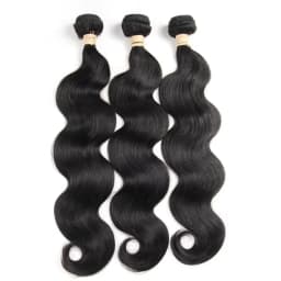 Body Wave Human Hair Bundles Natural Black Brazilian Remy Hair Straight 2/3/4 Bundles Human Hair Extensions For Women