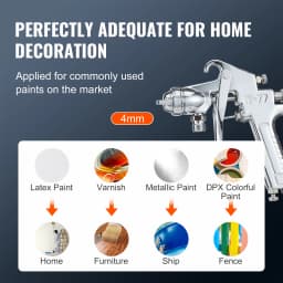 SucceBuy Spray Paint Pressure Pot 15L Pressure Pot Tank 60psi Adjustale Pressure Steel Pressure Pot Paint Tank Spray Gun Hose