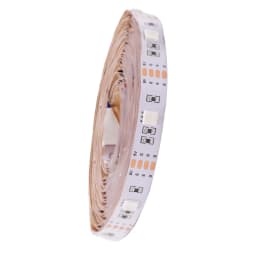 5v 5050 RGB LED Strip Light Flexible Tape Lamp Waterproof 50cm 1m 2m 3m 4m 5m With 4pin Plug White/ Black PCB Home Decoration
