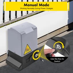 370W/550W/750W Sliding Electric Gate Opener Set Automatic Motor Hardware
