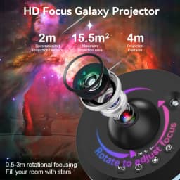 Newest Meteor 13 in 1 Ultra Clear Galaxy Projector Ultra Clear Night Light Lamp Rotary Space Ball Planetarium Projector Lights