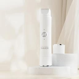 2-in-1 Wireless Rechargeable Electric Shaver, Suitable for Women - Dual Head Bikini Trimmer, Suitable for Both Dry and Wet Use
