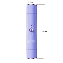2-in-1 Wireless Rechargeable Electric Shaver, Suitable for Women - Dual Head Bikini Trimmer, Suitable for Both Dry and Wet Use