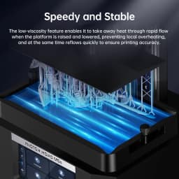 ANYCUBIC 3PCS High Speed Resin 5X Faster Printing Speed Low Viscosity UV Resin for Photon Mono M7 Max LCD 3D Printer
