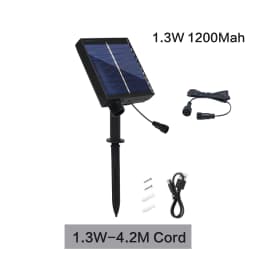 12V 24V Solar Battery Box Kit With 1.2M 3M 4.2M Wire 1.3W 2.8W 6W 13W 8 Lighting Mode Solar Panel for LED String Light COB Strip