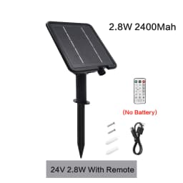 12V 24V Solar Battery Box Kit With 1.2M 3M 4.2M Wire 1.3W 2.8W 6W 13W 8 Lighting Mode Solar Panel for LED String Light COB Strip
