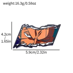 Popular Anime Brooches Luffy Zoro Ace Sunny Go Backpack Matching Apparel Pins Jewelry Brooch Gift