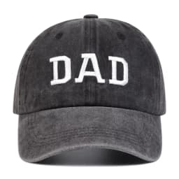 Unisex DAD MOM Letter Embroidery Wash Baseball Caps Spring and Autumn Outdoor Adjustable Casual Hats Sunscreen Hat
