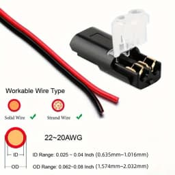10-50pcs 2 Pin Way Plug Waterproof Electrical Connector Car Wire Cable Automotive Electrical Connector Strip Terminal Connection