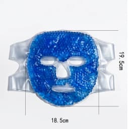 Ice Mask, Gel Bead Ice Bag Facial Mask, Facial Fatigue Relief, Cold and Hot Mask, Facial Mask Companion