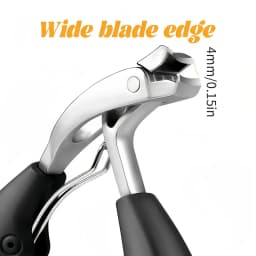 Heavy-Duty Nail Clippers Wide Jaw Opening Fingernail Clipper Thick Hard Toenail Cutter Inclined Arc Blade Manicure Scissor Tools