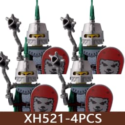 Medieval Castle Soldier Figures Building Blocks Military Roman Empire Knight Guard Heavy Cavalry Infantry Warrior Bricks Toy Boy