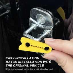 Car Anti Collision Strip Thickened Door Buffer Pad Shock Absorbing Rubber Strip For Car Door Protective Styling Mouldings