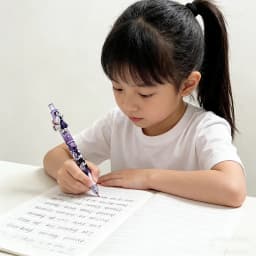 6pcs Kawaii 0.5mm Black Gel Pens Set Demon Slayer Cute Cartoon Anime School Office Supplies Gifts