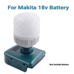 For Makita 18V Li-ion Battery Cordless LED Bulb Emergency Flood Lamp Camping lamp Cool White Light for Indoor Outdoor Use