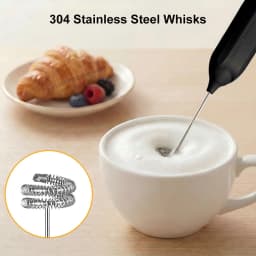 Milk Frother Egg Beater Mini Coffee Whisk Mixer Rechargeable Electric Milk Frother Wireless Milk Foamer Maker Handheld Stirrer