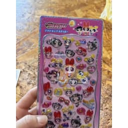 Kawaii The Powerpuff Girls Stickers Cartoon Creative Phone Case Transparent Sticker Hand Account Material Friend Birthday Gift