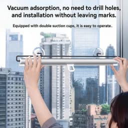 2PCS Home Window Sunshade, Heat-resistant and Sun Resistant, Extendable with Suction Cup Installation Simple and Easy To Operate