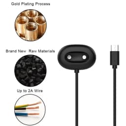 100CM Fast Charging Cable Base For Google Pixel Watch 4 41mm 45mm Magnetic USB / Type-C Charging Power Charge