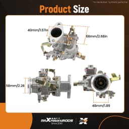 Carburetor Carb for Jeep CJ5 CJ-5 CJ6 CJ-6 CJ3B for Jeep Willys DJ3 DJ-3 CJ3 CJ-3 Base Truck for F-head 4 Cylinder Engine