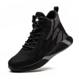 SUADEX Work Boots Safety Steel Toe Shoes Men Breathable Sneakers Shoes Ankle Hiking Boots Anti-Piercing Protective Footwear