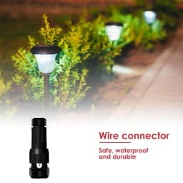 20/40PCS Low Voltage Landscape Wire Connector Easy Install Landscape Lighting Connector ,12/14/16/18 AWG Wire Cable Connectors