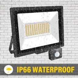 SKYWORLD 10W 20W 30W 50W 75W 100W 150W 200W Induction Led Flood Light With Adjustable PIR Sensor 110V 220V Floodlight Outdoor
