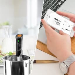 INKBIRD ISV-200W Wi-Fi 1000W Powerful&Durable Culinary Sous Vide with Stainless Steel Immersion Circulator LCD Screen Free APP