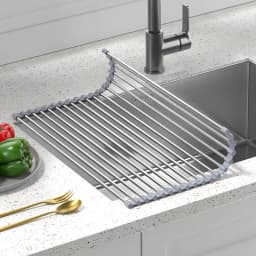 Instant Expansion! The Invisible Countertop Organizer for Sinks—Perfect for Washing Vegetables and Draining Utensils