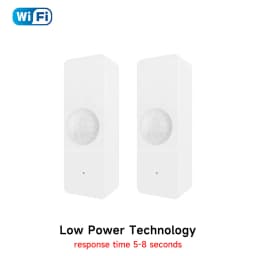 Tuya Smart Home WiFi Zigbee PIR Motion Sensor Infrared Detector Security Alarm APP Notification Works With Alexa Google